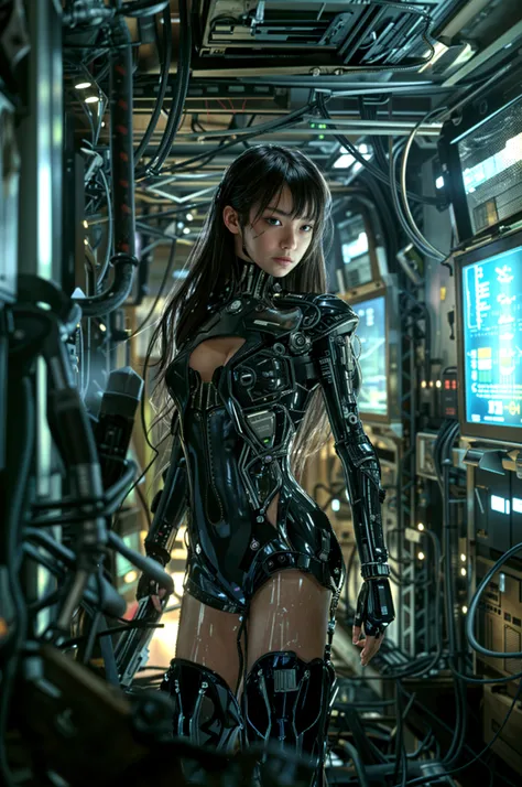 Neuroset girl robot
