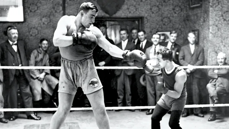 Boxeador profesiona de 1890 utilizando mi imagen de perfil