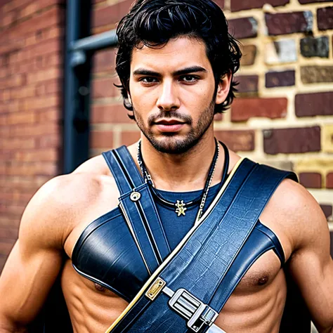 (absurdities, High resolution, ultra detailed), 1 male, adult, elegant, tall and muscular face, wide shoulders, finely detailed eyes, short black hair, Brown eyes, black cloak, wearing a hood, leather waistcoat, leather waist bag, 2 daggers on the belt, castillo, medieval atmofera, natural light and shadow, There are glowing particles flying around the man., Fantastic, mysterious, bright glow, Sitting posture, serious expression, Cold, considered, Closed mouth, excited, bolt in the pants, NSFW, big cock, big balls, cum on chest, shirtless, pectoral grande, shark&#39;s tail, ripped pants in the ass.., , ghost hands, ghostly masturbation, ghost penises around floating penises 