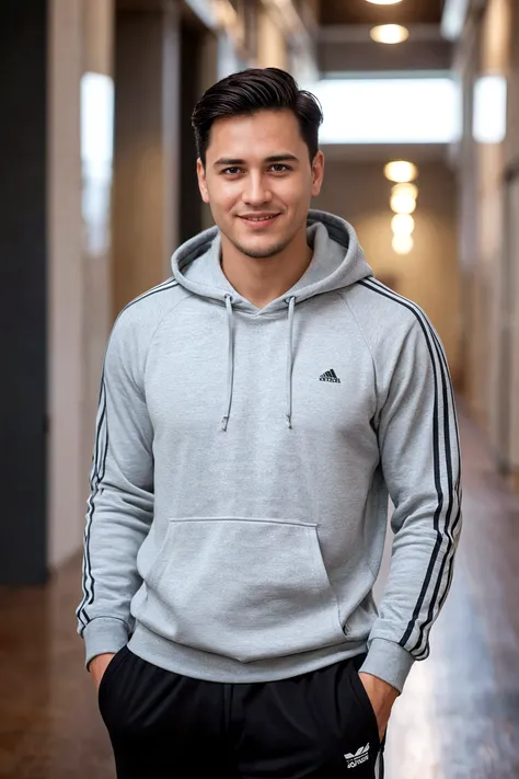 homoerotic photo of pietroboselli person playing ice hockey, wearing a long sleeve (hooded:0.85) hockey jersey, muscular, masculine face, detailed background, highly detailed hdr photo, highly detailed background, (looking at viewer:1.2), nsfw, penis out, walking towards viewer, best quality, masterpiece, high res, masterpiece, (slightly wet:1.2), bottomless, heroic smile