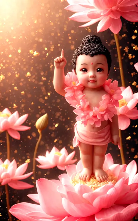 1.	Background:
	•	A soft, pastel-colored backdrop featuring a light blue sky with white clouds.
	•	A large, radiant moon in the top corner, symbolizing the time of Lord Krishna’s birth.
	2.	Centerpiece:
	•	A vibrant image of baby Krishna sitting on a lotus flower, holding a butter pot (makhan) in one hand.
	•	Surrounding him, a halo of light radiates outward, creating a divine glow.
Decorative Elements:
	•	Peacock feathers arranged around the borders.
	•	Floral designs (especially lotus and marigolds) encircling the chart, along with traditional motifs.
	•	A dandiya stick tied with a ribbon, placed diagonally across one corner.
	•	Hand-drawn footprints leading towards baby Krishna, symbolizing his arrival.
	4.	Text Sections:
	•	Quotes from the Bhagavad Gita in a decorative font.
	•	Key Messages like “The Birth of Lord Krishna,” “Significance of Janmashtami,” and “Celebration Rituals.”
	5.	Interactive Section:
	•	Space for writing the significance of various symbols associated with Krishna (flute, peacock feather, cow).
	6.	Borders:
	•	Intricately designed borders featuring traditional Indian patterns with hints of gold and royal blue.