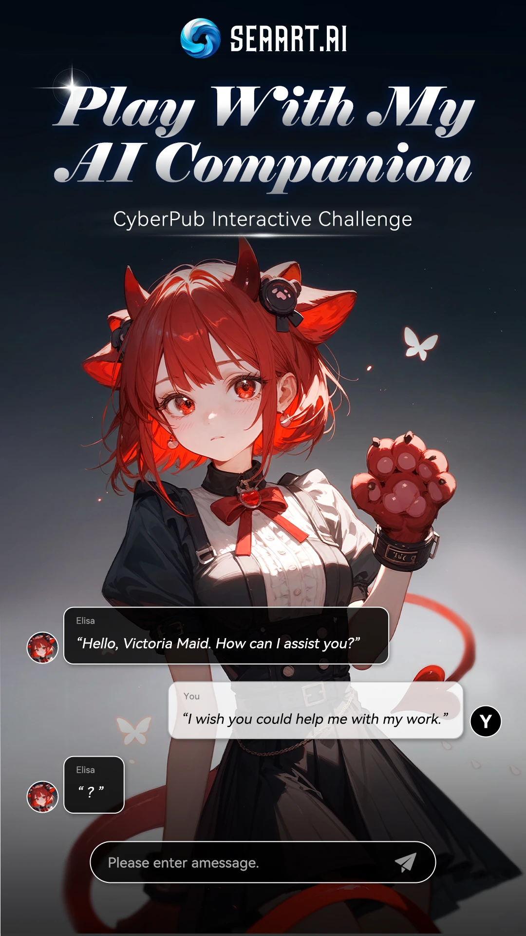 Cyberpub Interactive Challenge - Play with My AI Companion