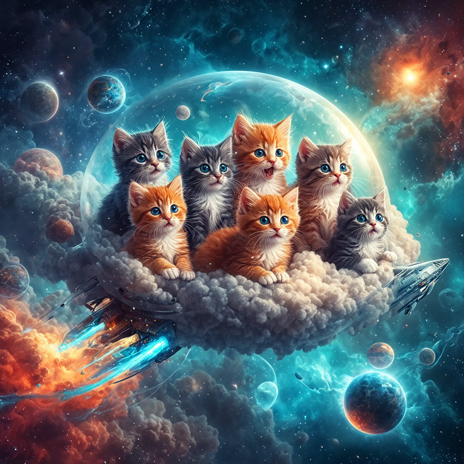 Kittens in Space