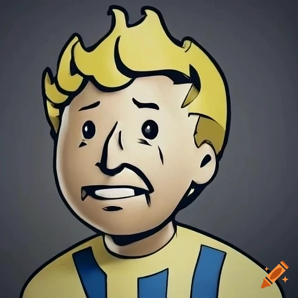 Vault boy been real scared lol