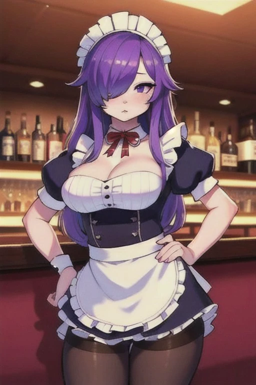 Purple  Hair Maid