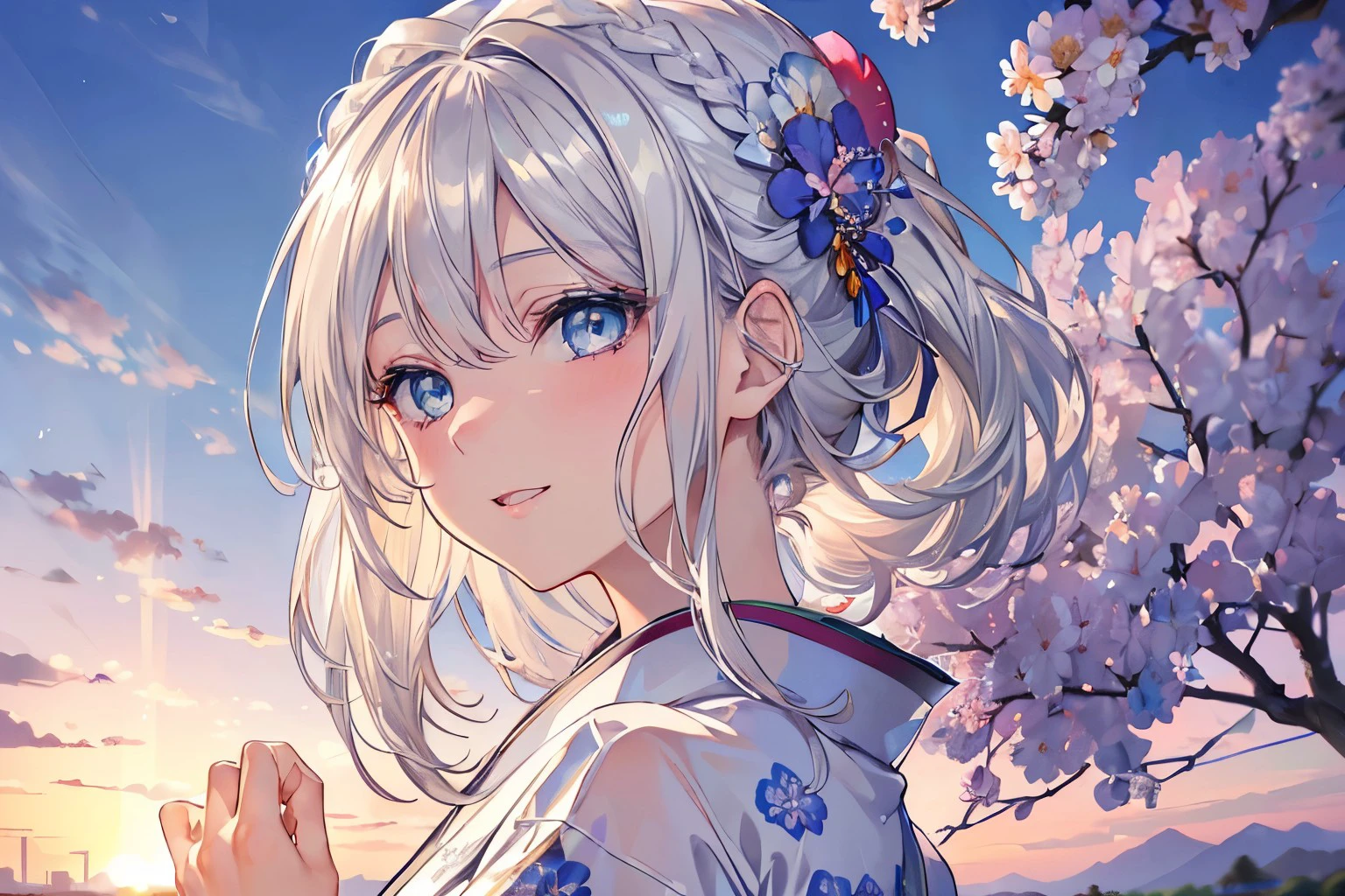 夕暮れ