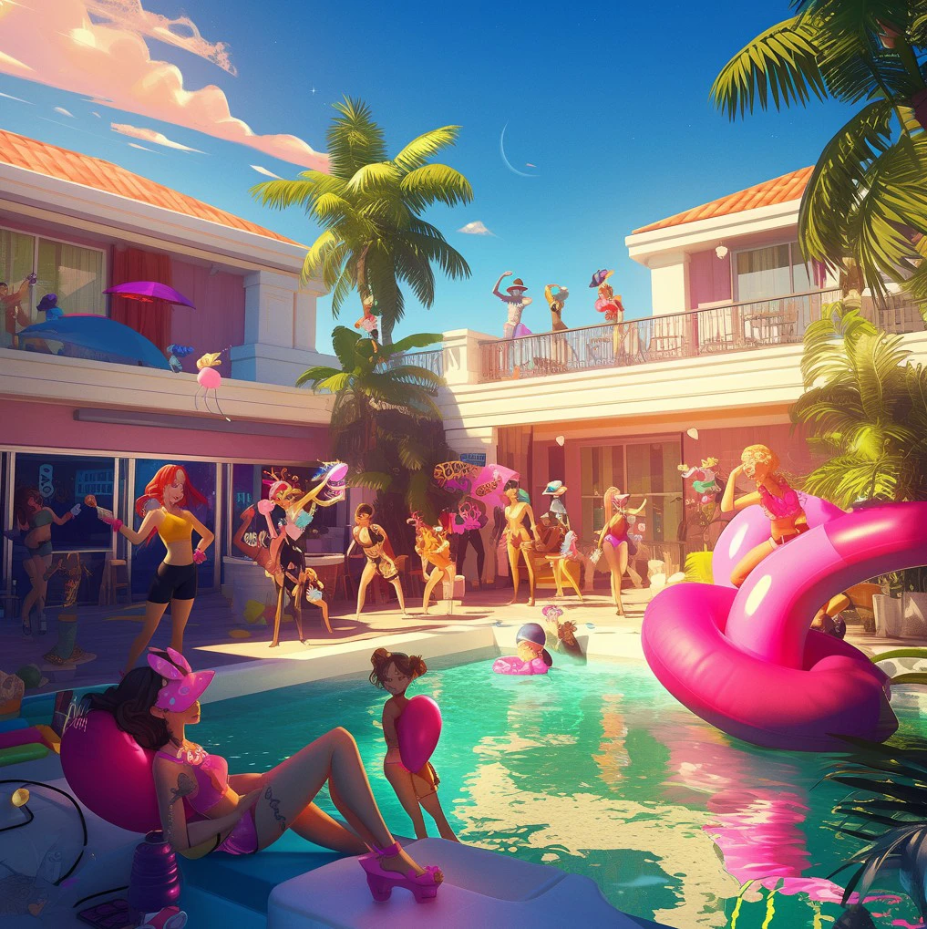 Pool Party/泳池派对/プールパーティー