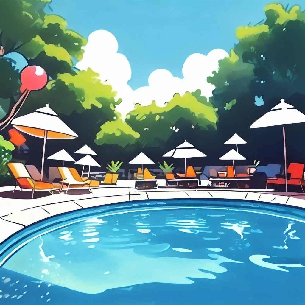 Pool Party/泳池派对/プールパーティー