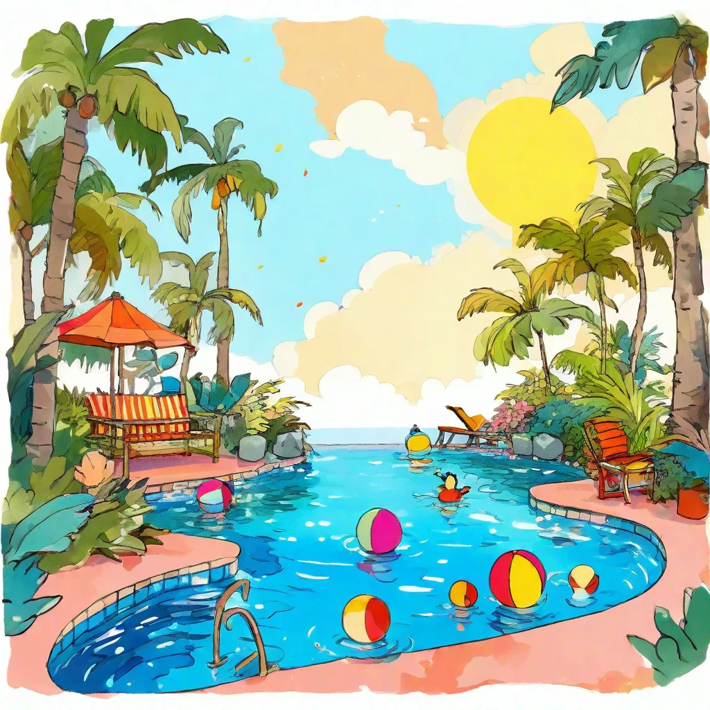 Pool Party/泳池派对/プールパーティー