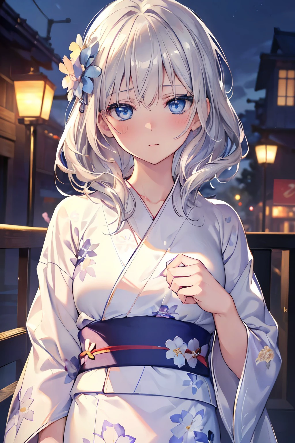浴衣（照れ）