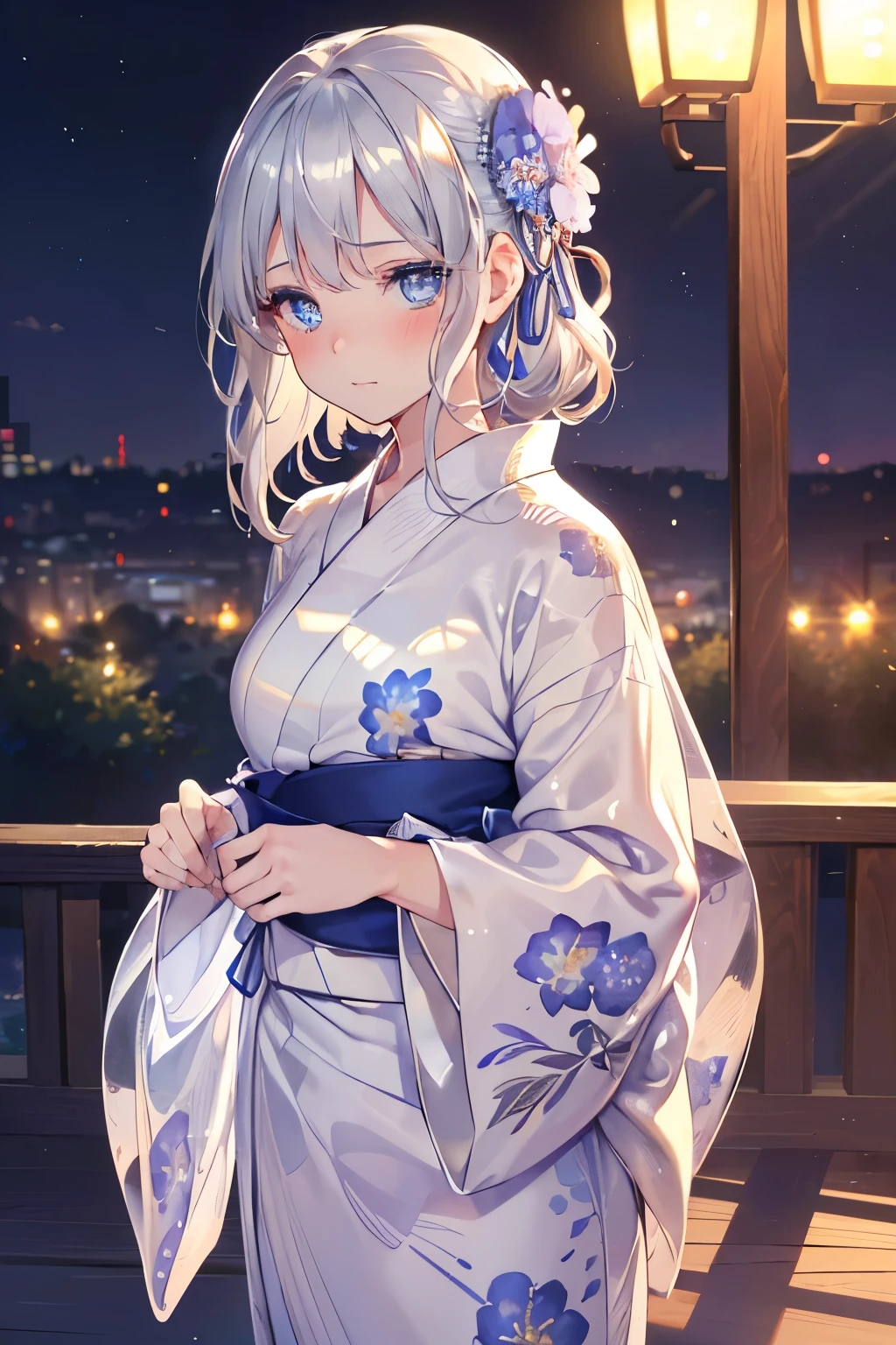 浴衣（照れ）