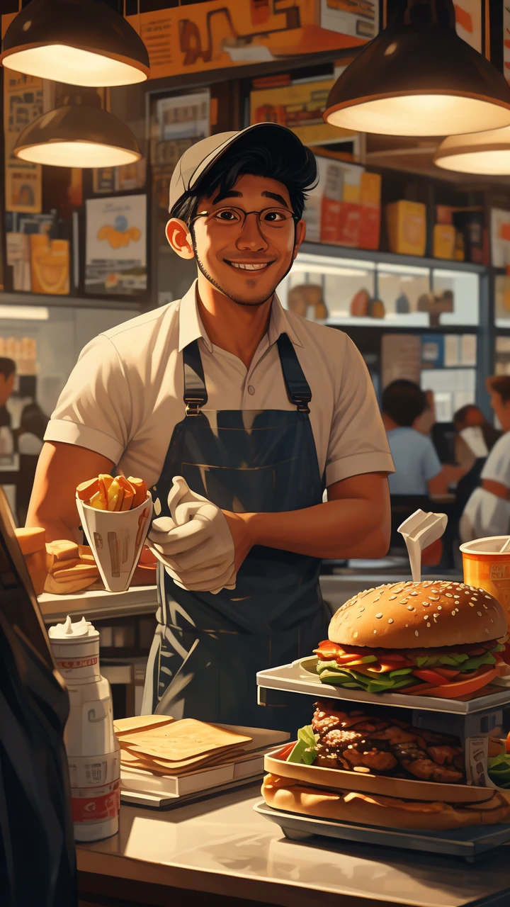 Fast Food Worker/快餐店员/ファーストフード店員