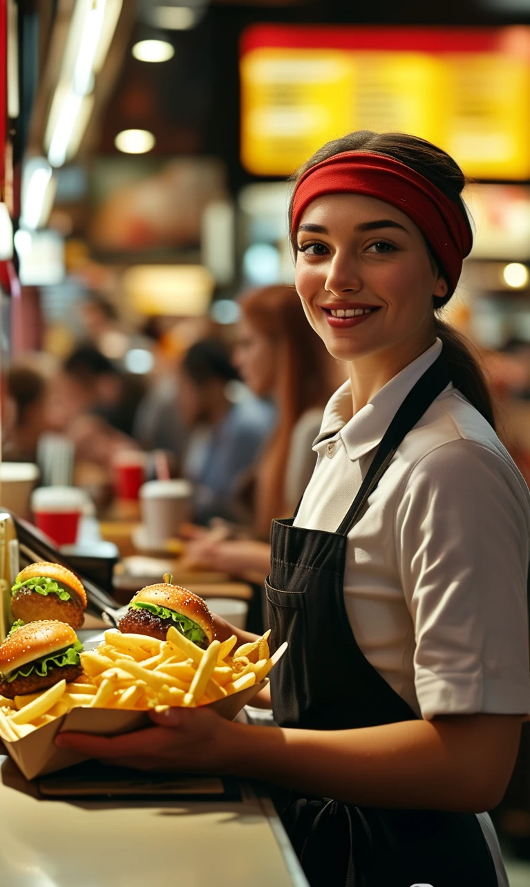 Fast Food Worker/快餐店员/ファーストフード店員