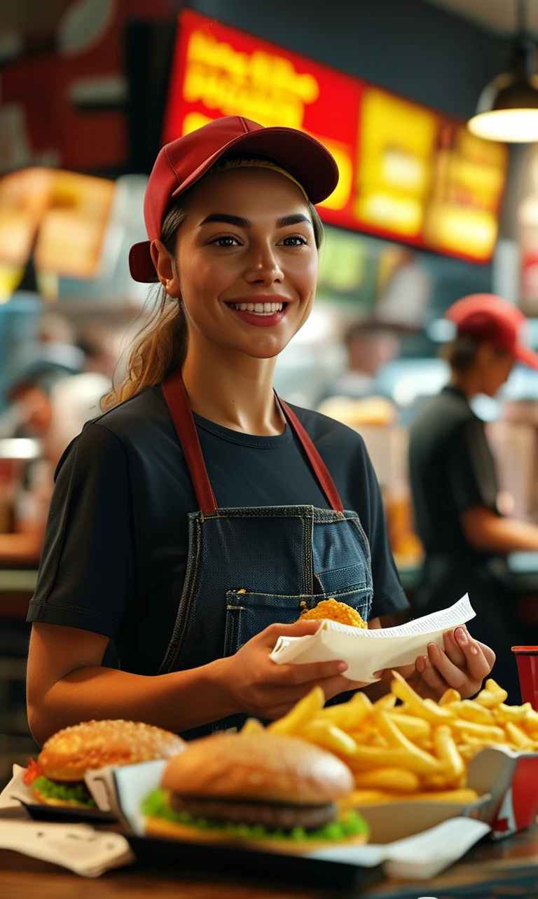 Fast Food Worker/快餐店员/ファーストフード店員