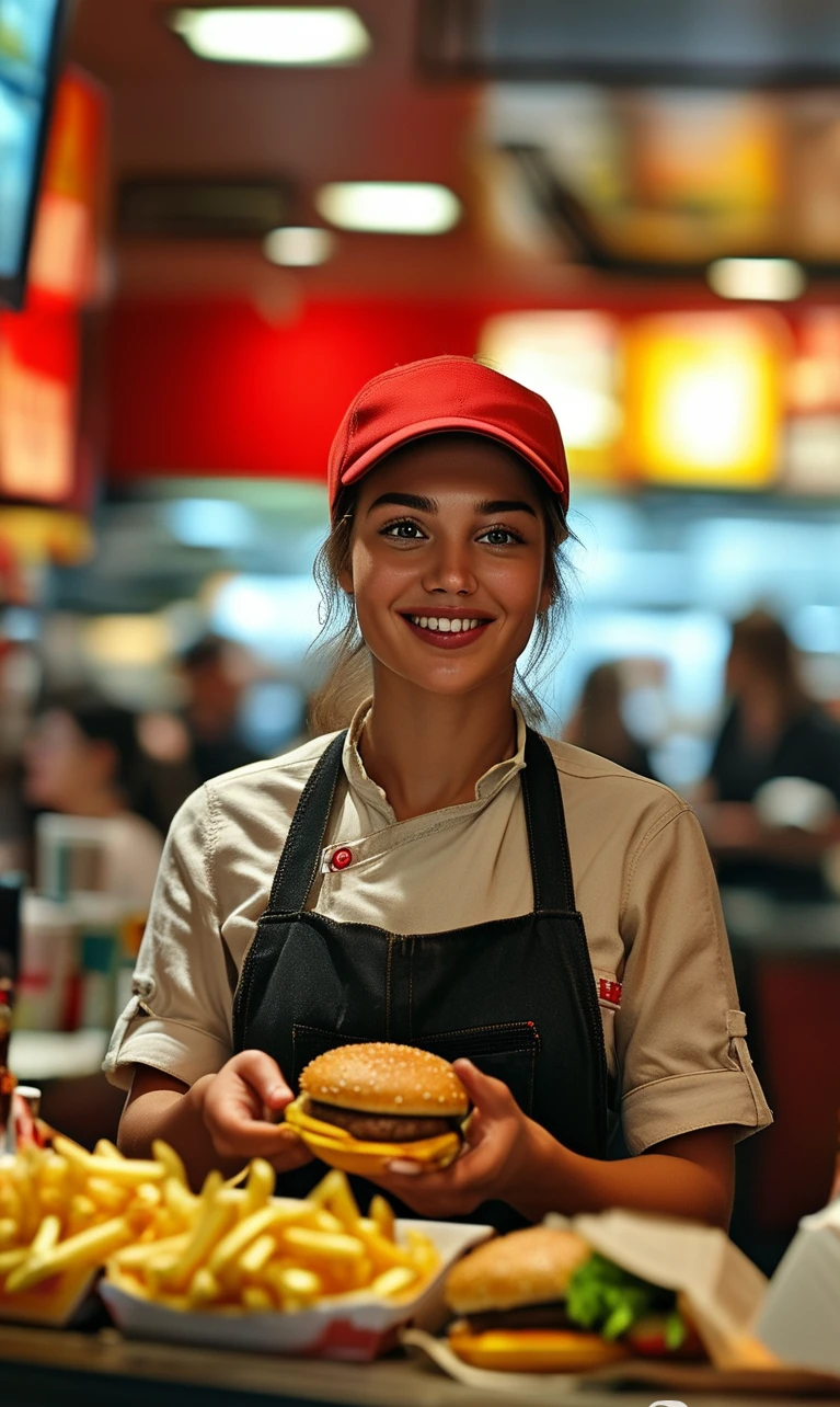 Fast Food Worker/快餐店员/ファーストフード店員