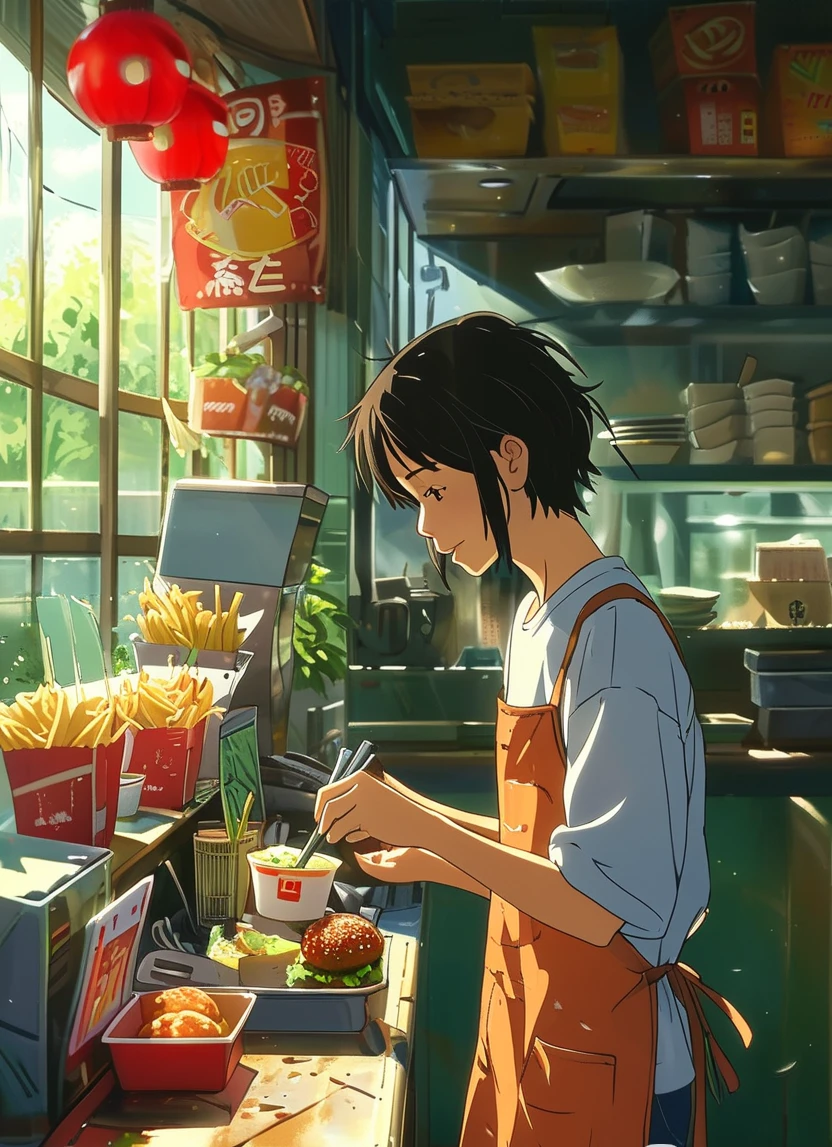 Fast Food Worker/快餐店员/ファーストフード店員