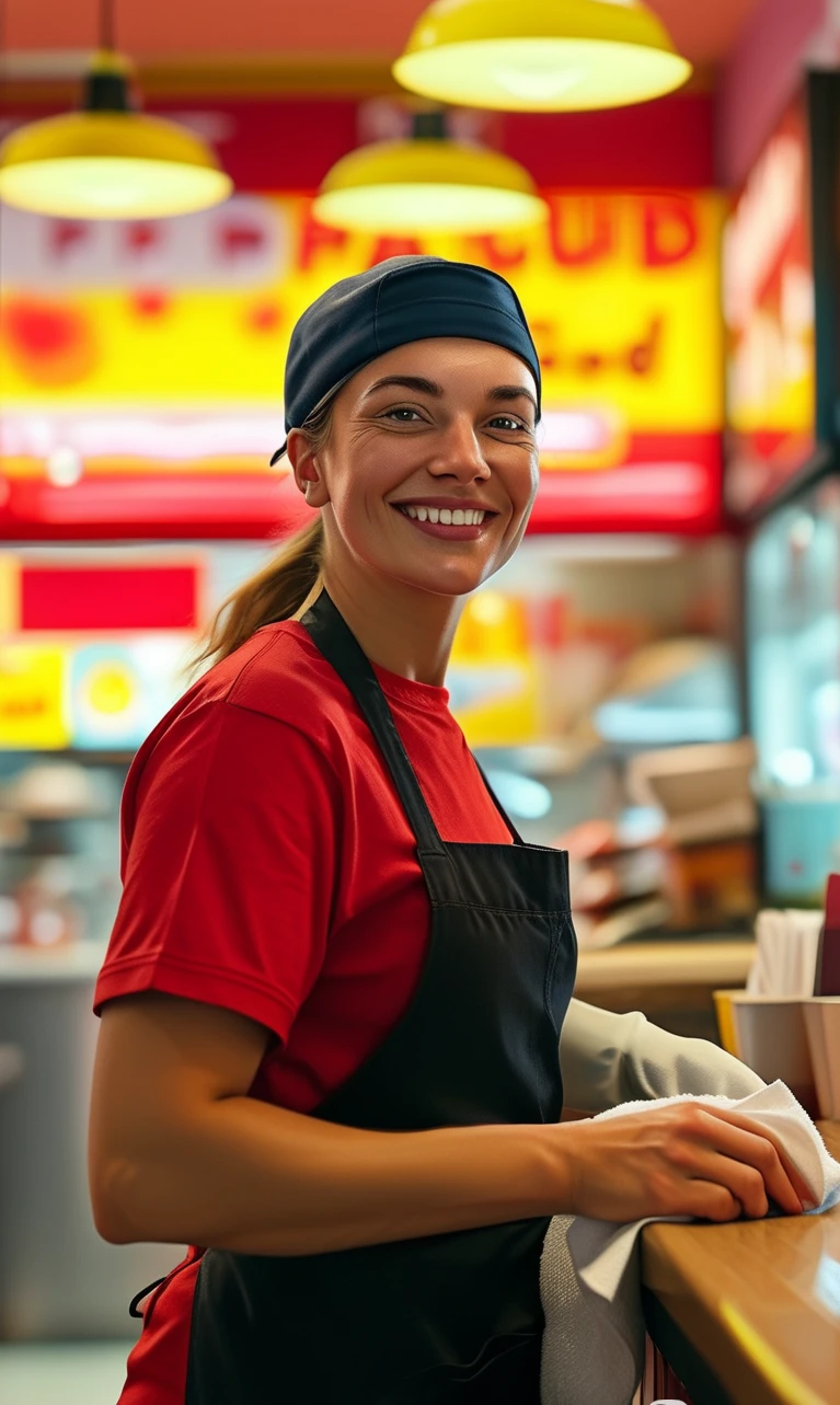 Fast Food Worker/快餐店员/ファーストフード店員