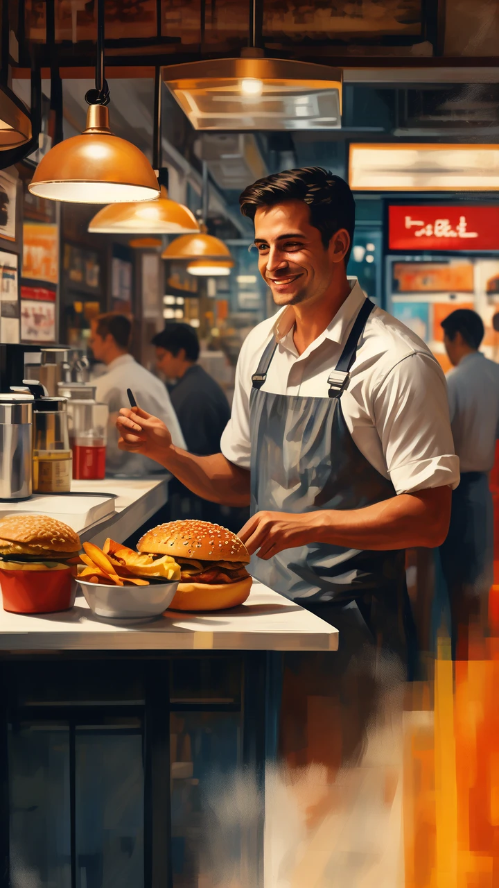 Fast Food Worker/快餐店员/ファーストフード店員