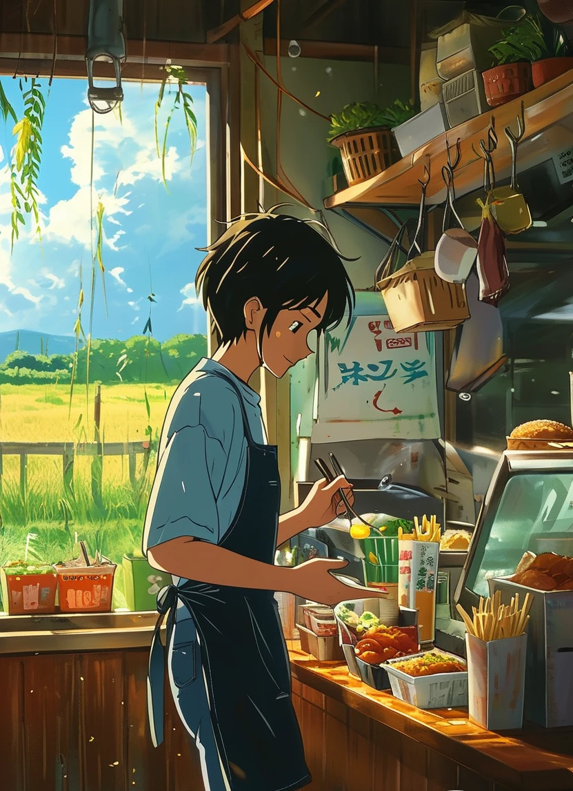 Fast Food Worker/快餐店员/ファーストフード店員