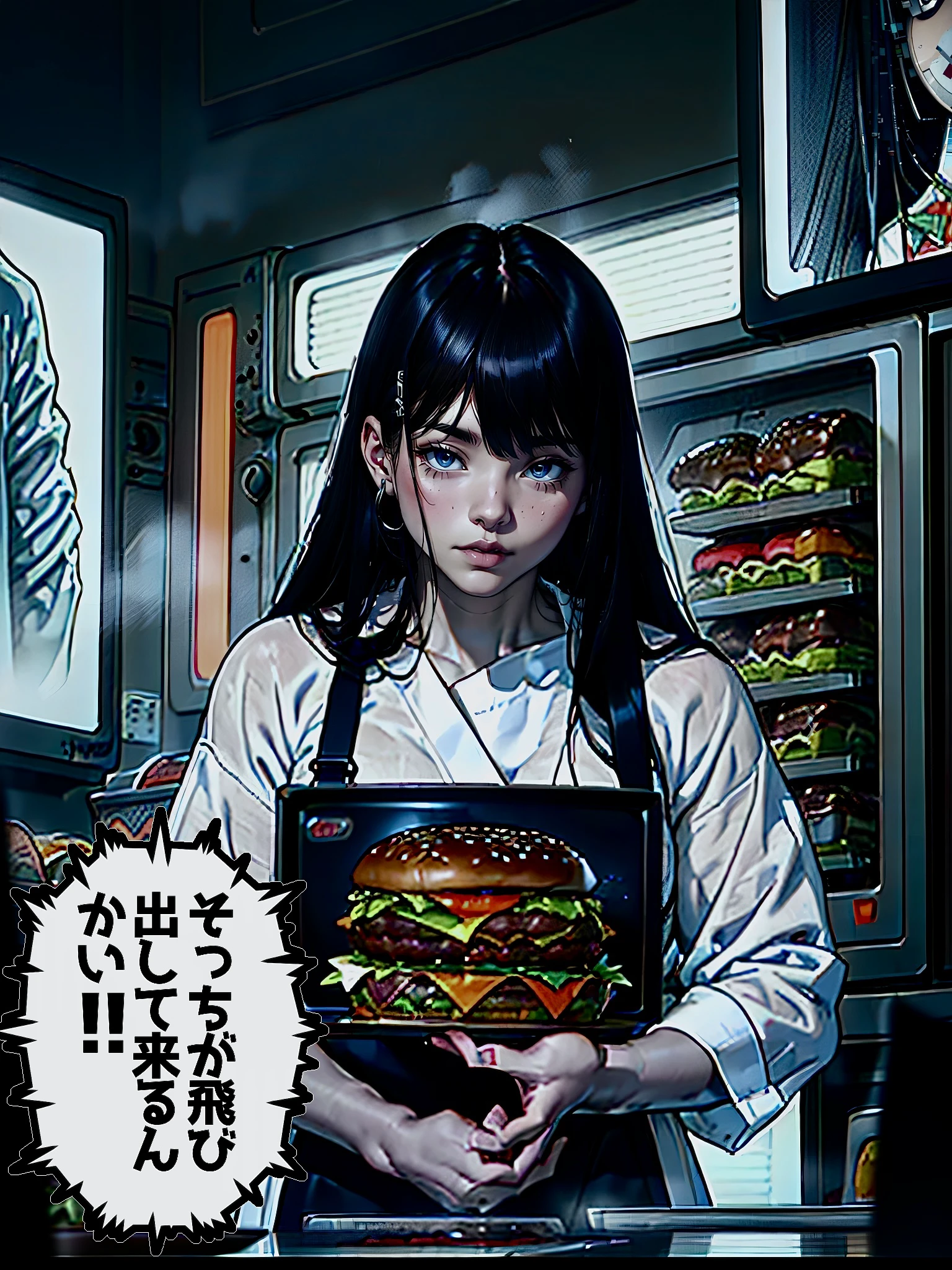 毎日の挑戦[0713] ファーストフード店員