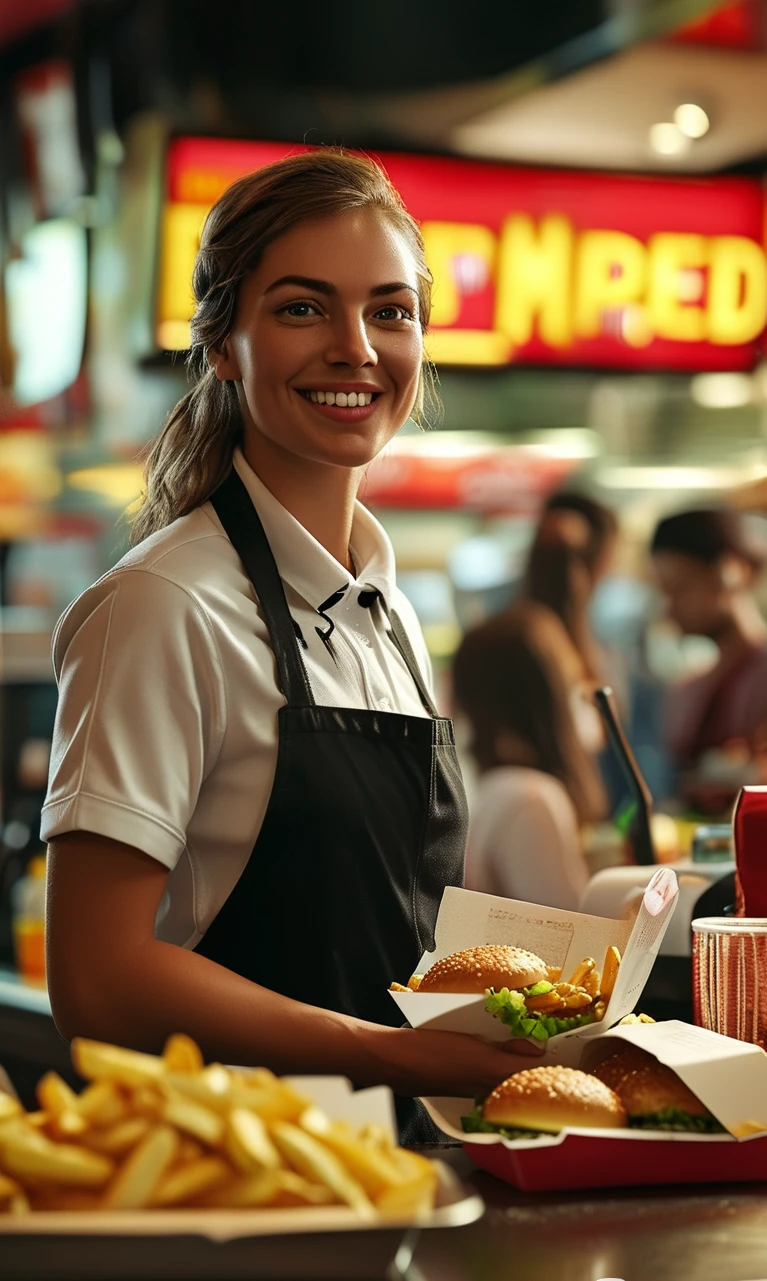 Fast Food Worker/快餐店员/ファーストフード店員