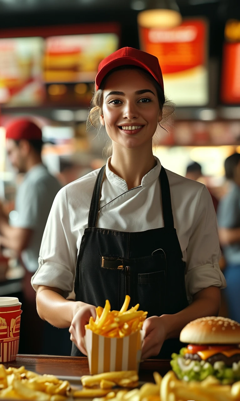 Fast Food Worker/快餐店员/ファーストフード店員
