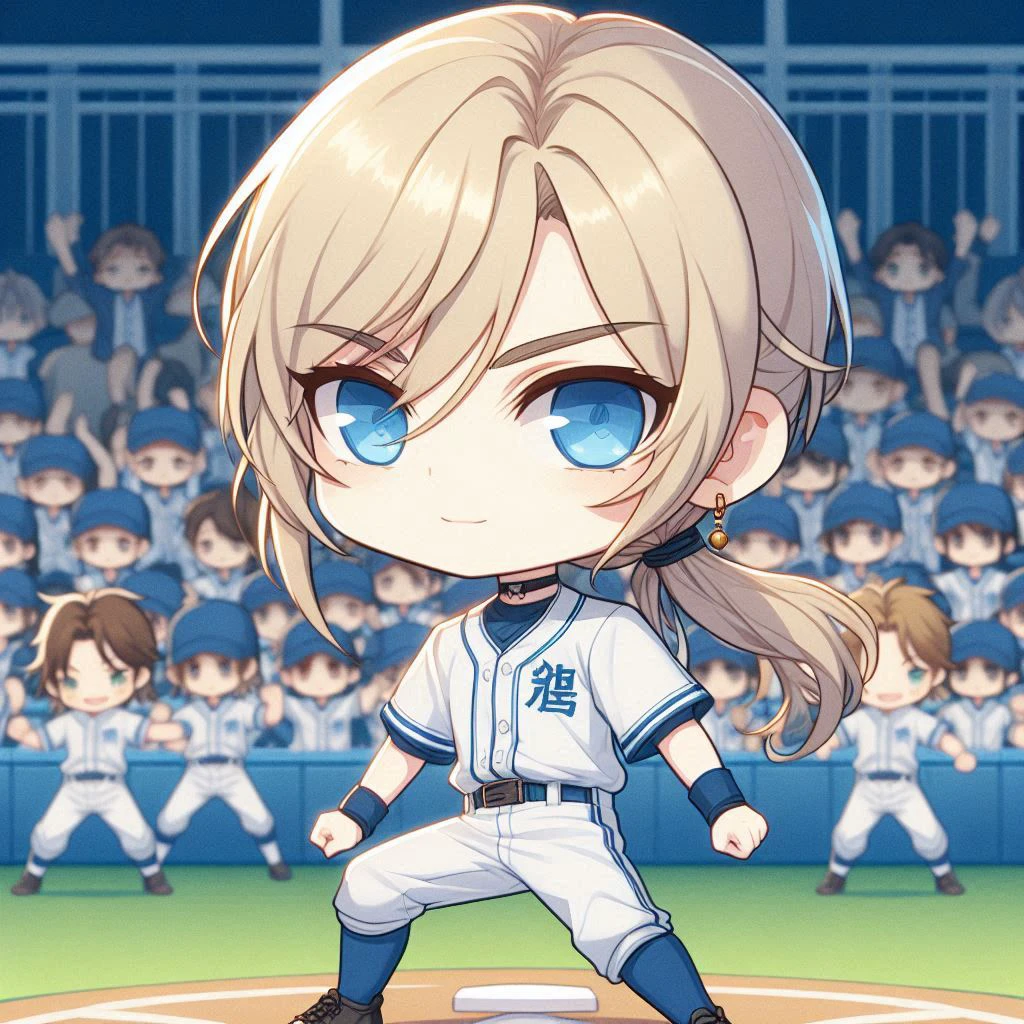 デフォルメ　野球