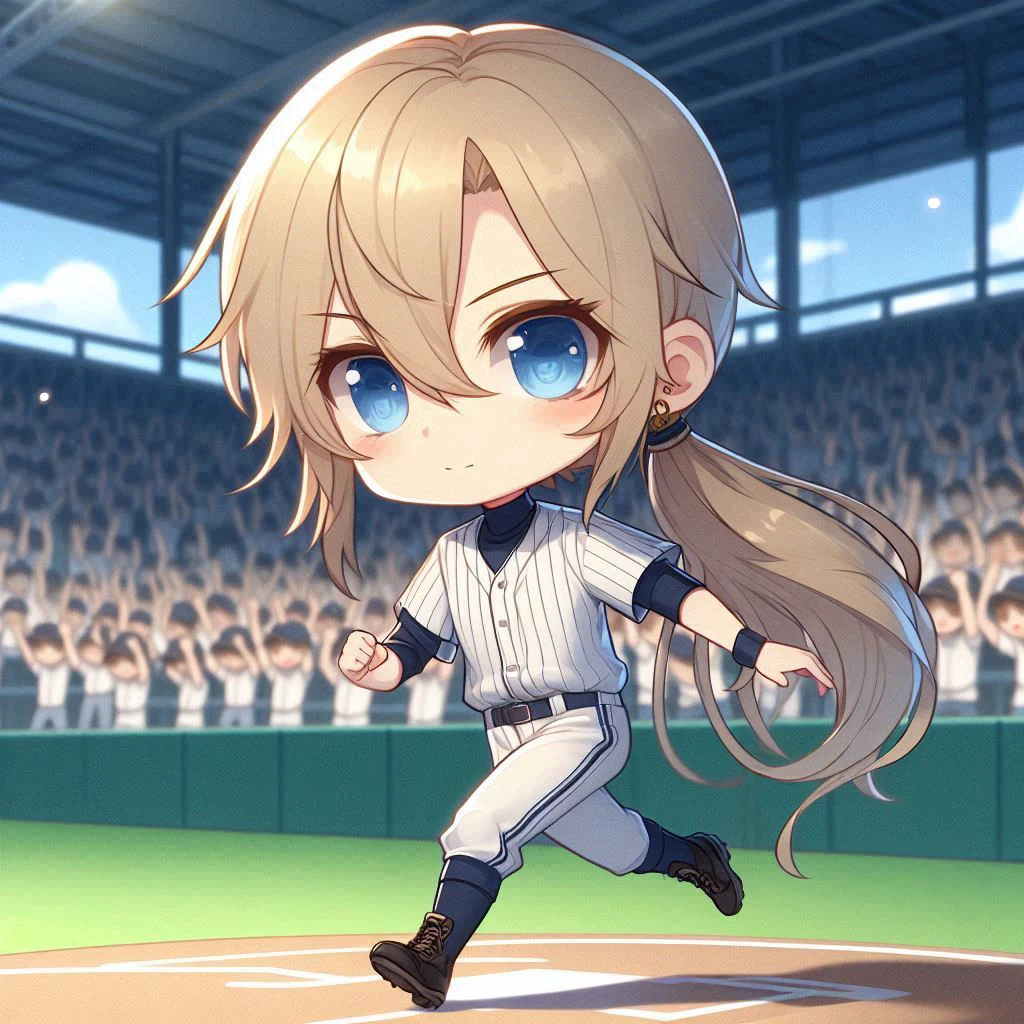 デフォルメ　野球