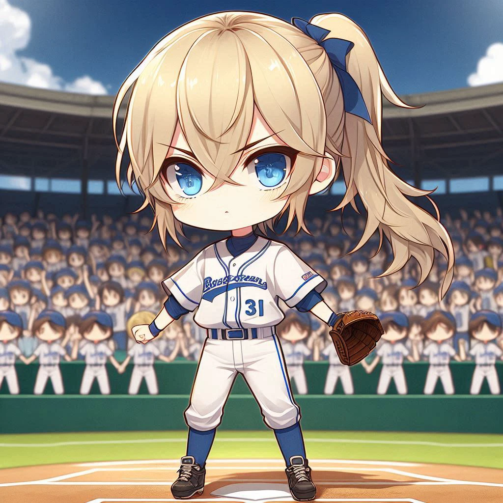デフォルメ　野球