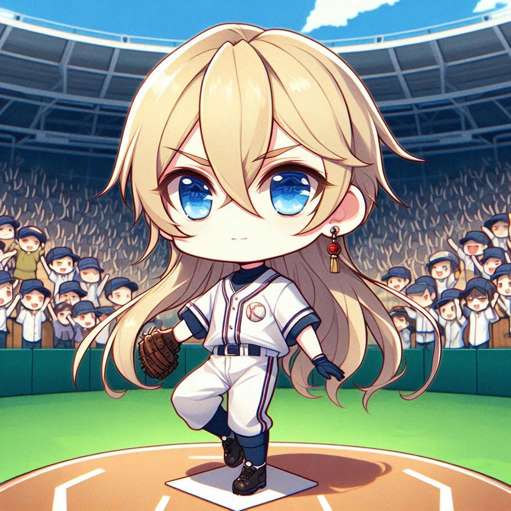 デフォルメ　野球