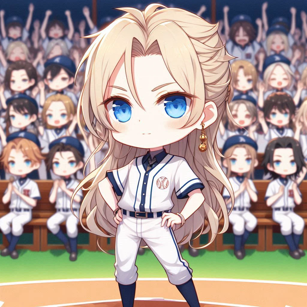デフォルメ　野球