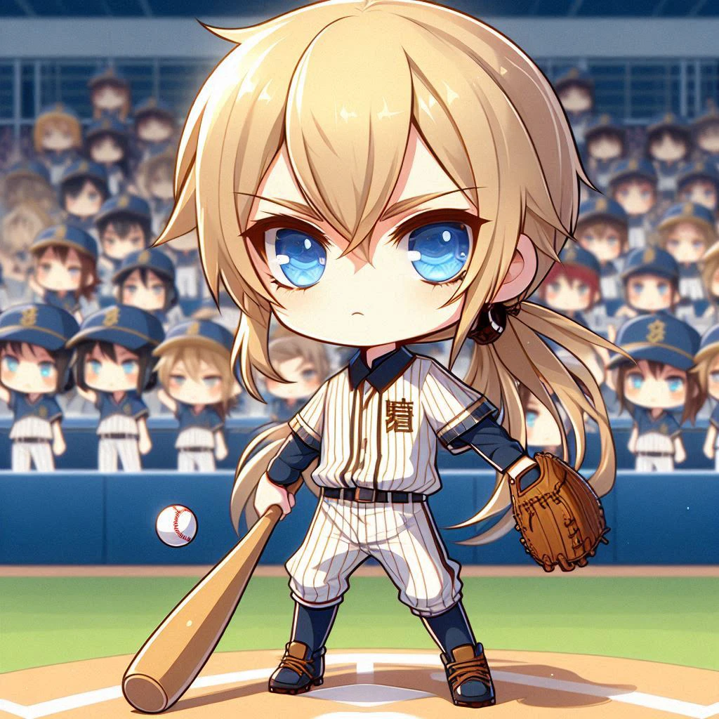 デフォルメ　野球