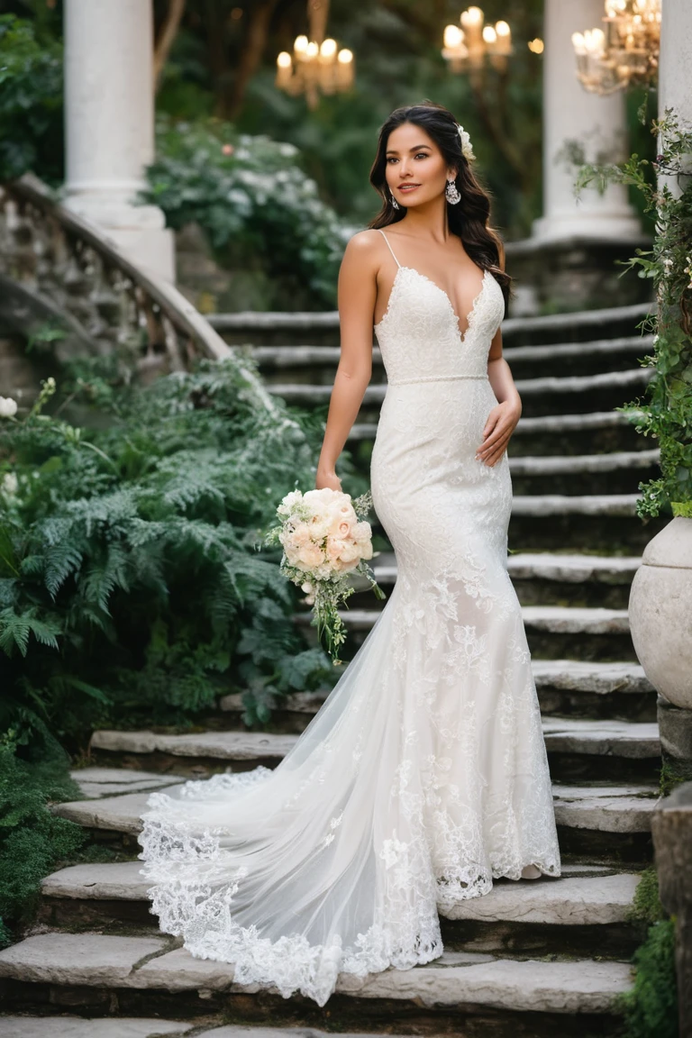 Lace and Grace: A Bride's Enchanted Moment