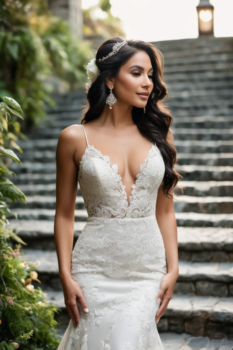 Lace and Grace: A Bride's Enchanted Moment