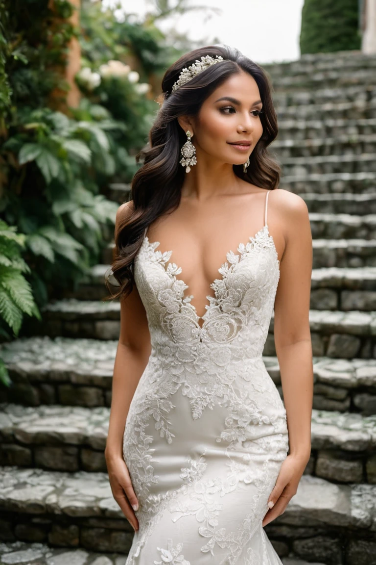 Lace and Grace: A Bride's Enchanted Moment