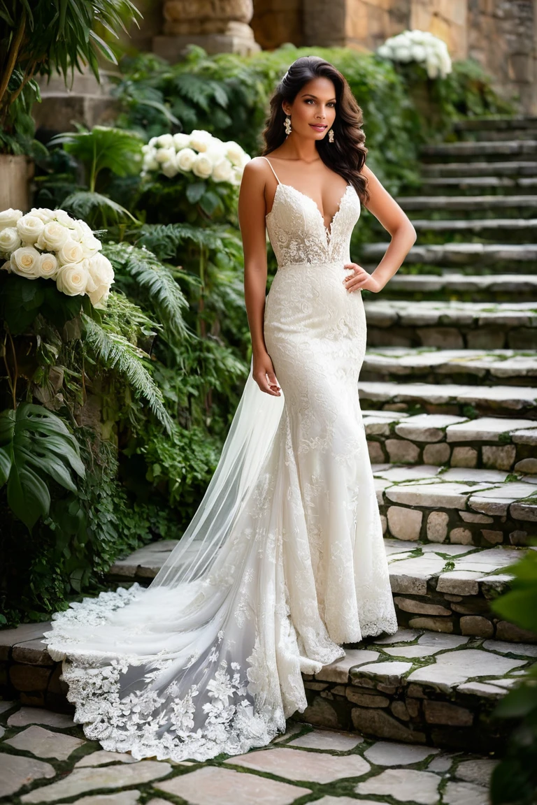 Lace and Grace: A Bride's Enchanted Moment