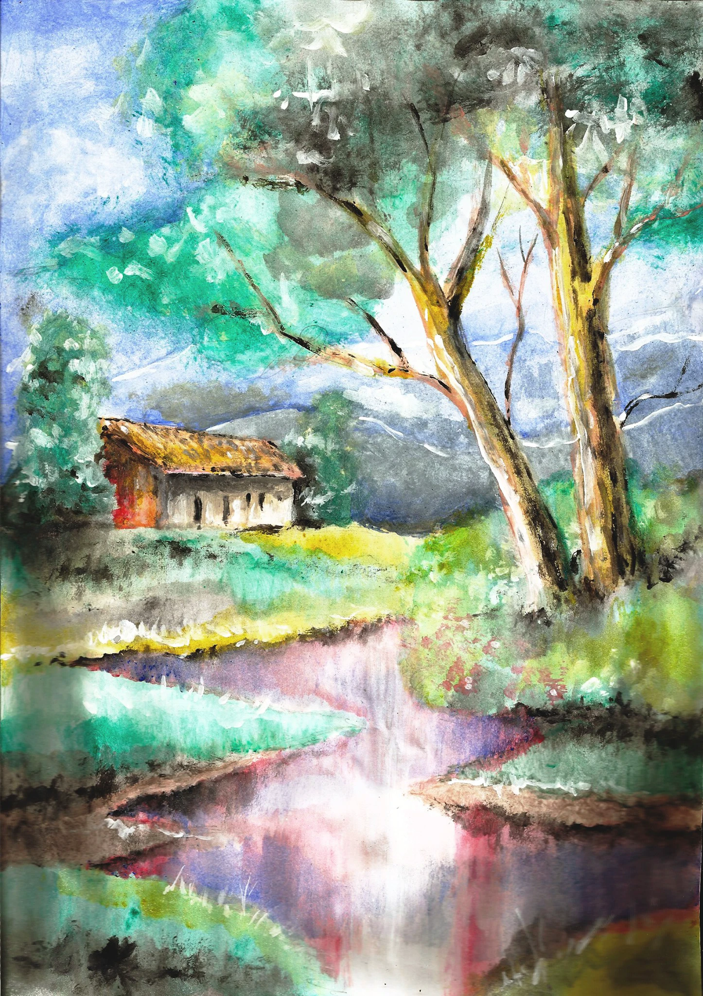 Pinturas de paisagens  ( Natureza morta )