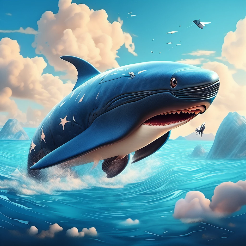 Flying Whale/飞翔的鲸鱼/飛ぶクジラ