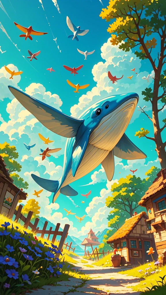 Flying Whale/飞翔的鲸鱼/飛ぶクジラ