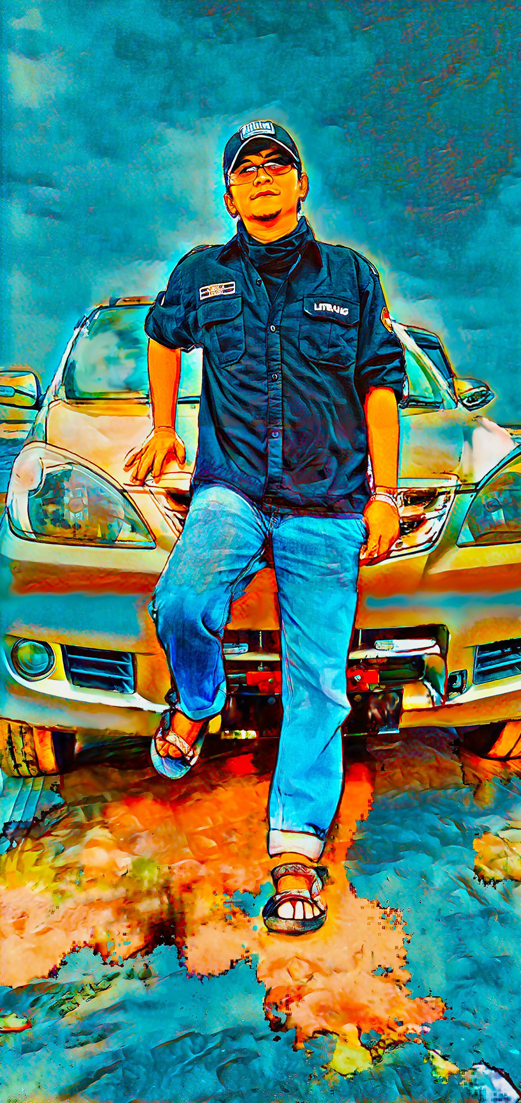 the man behind
