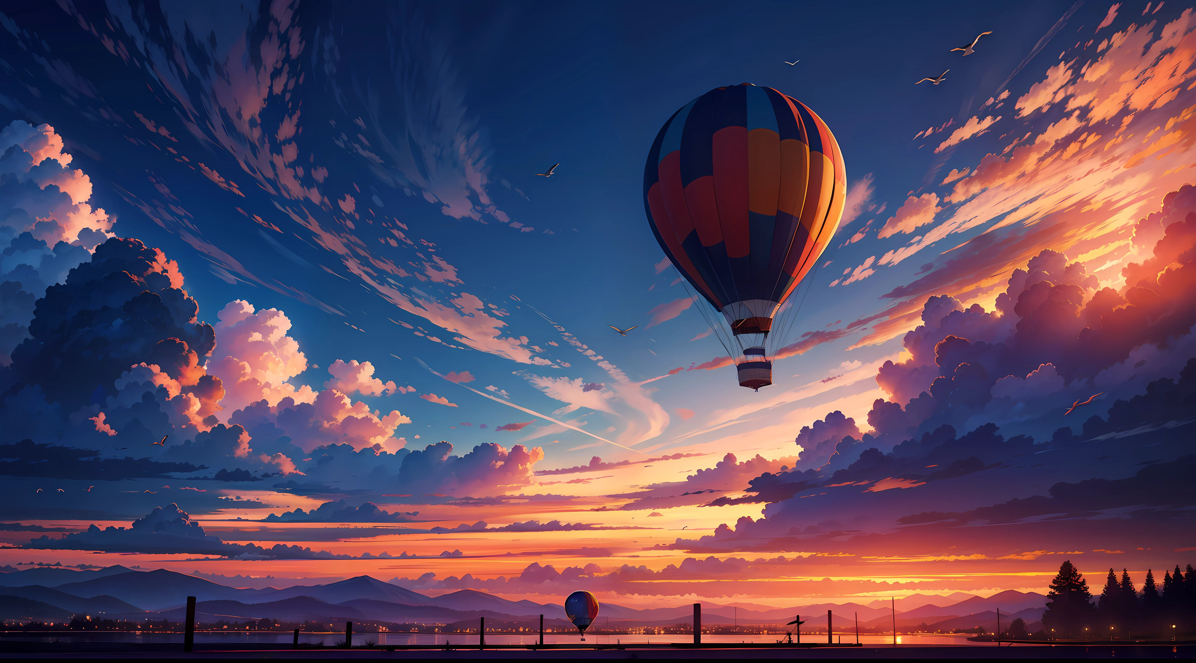 Hot air baloons