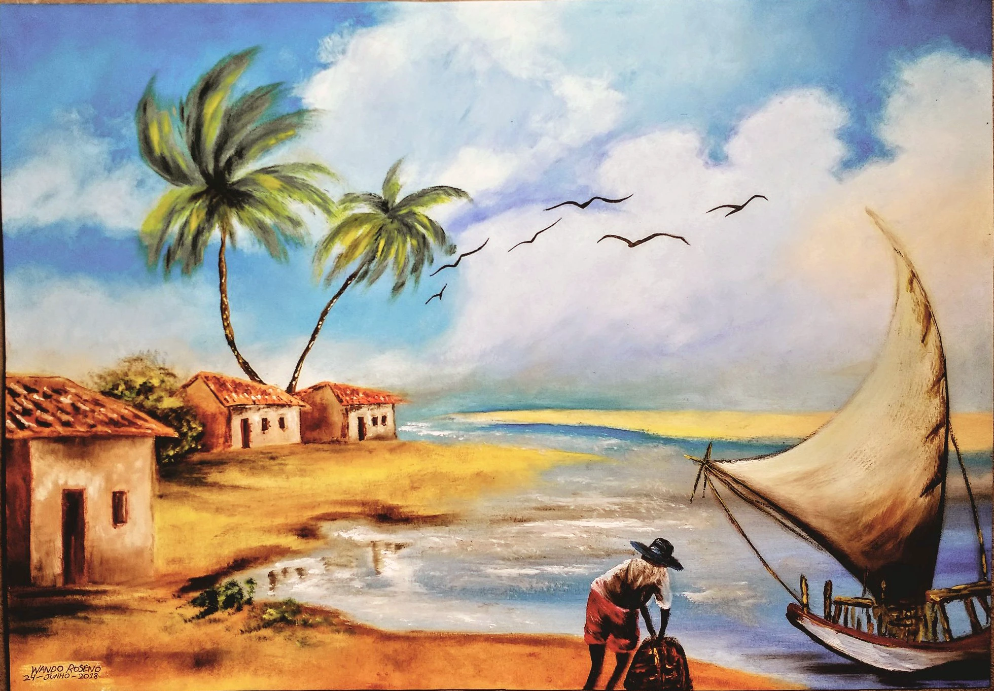 Pintura em papel CANSON