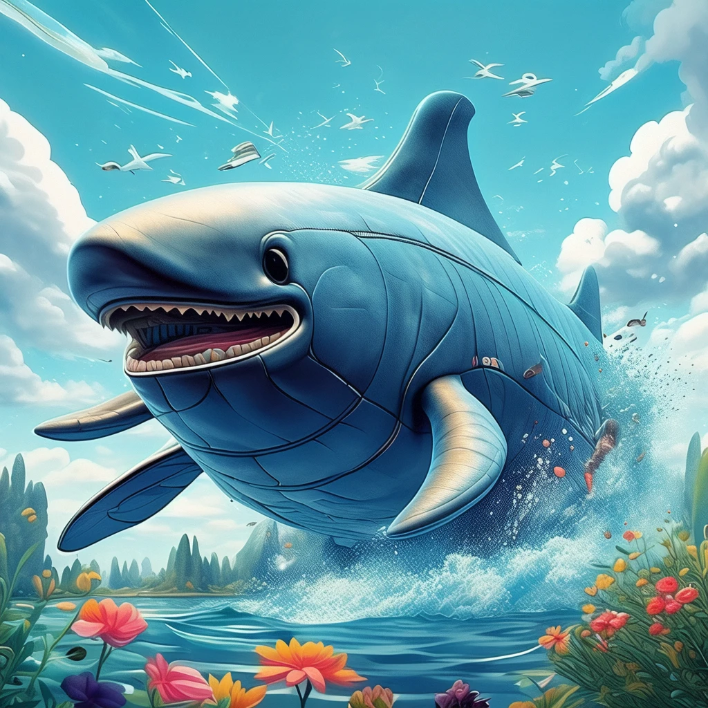 Flying Whale/飞翔的鲸鱼/飛ぶクジラ