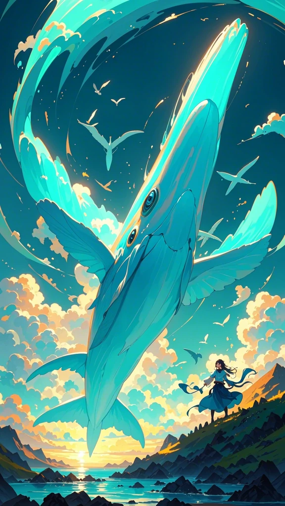 Flying Whale/飞翔的鲸鱼/飛ぶクジラ