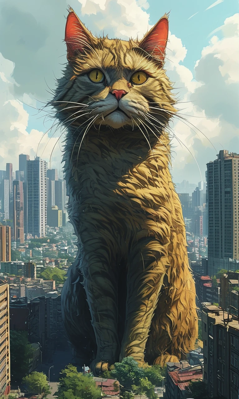 Giant Cat/巨大猫猫/巨大な猫