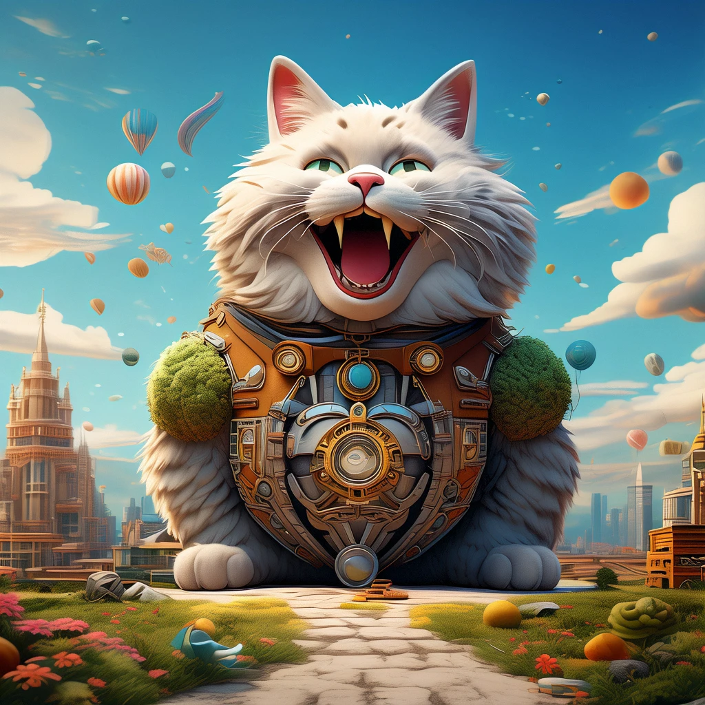 Giant Cat/巨大猫猫/巨大な猫