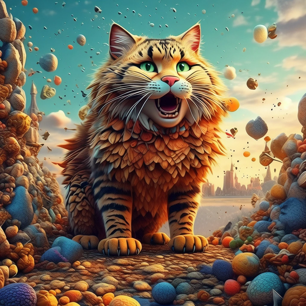 Giant Cat/巨大猫猫/巨大な猫