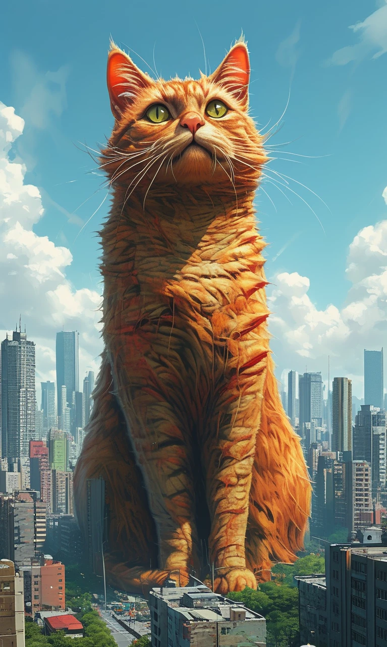 Giant Cat/巨大猫猫/巨大な猫