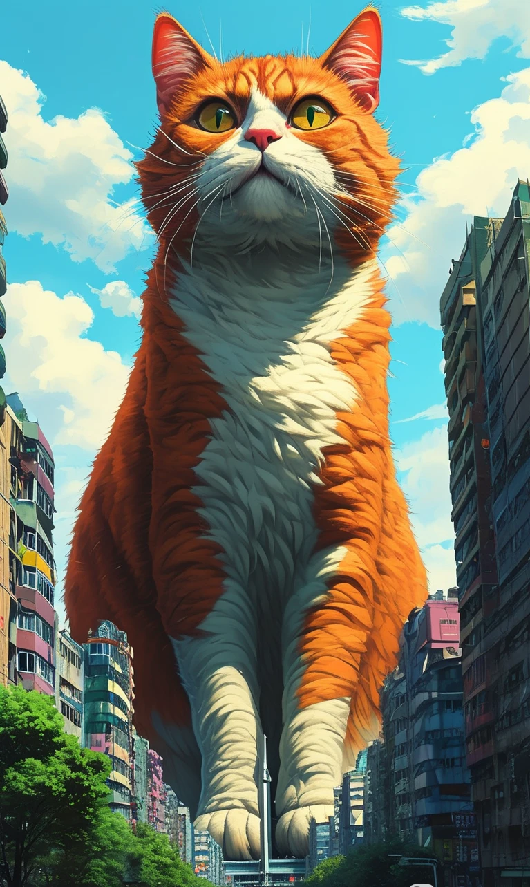 Giant Cat/巨大猫猫/巨大な猫