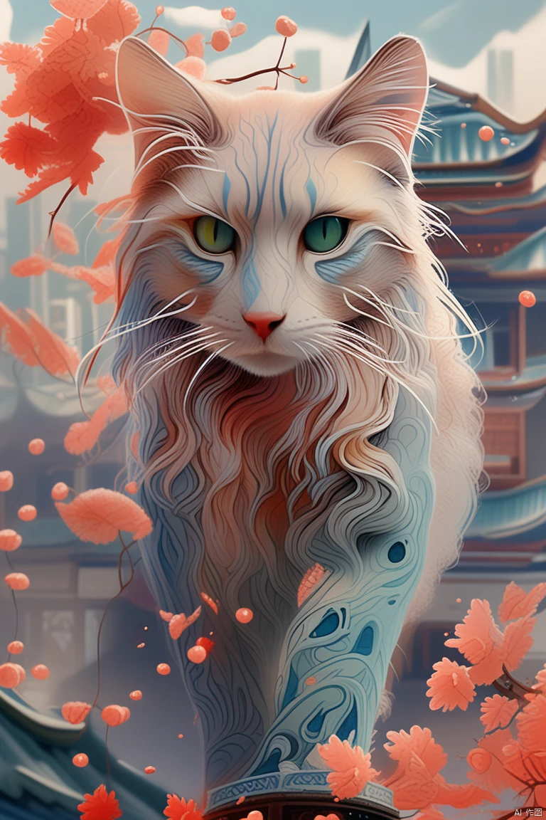 Giant Cat/巨大猫猫/巨大な猫